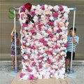 SPR Rose Wall Artificial Silk Rose 3D Flower Wall Background Party Decor Wall