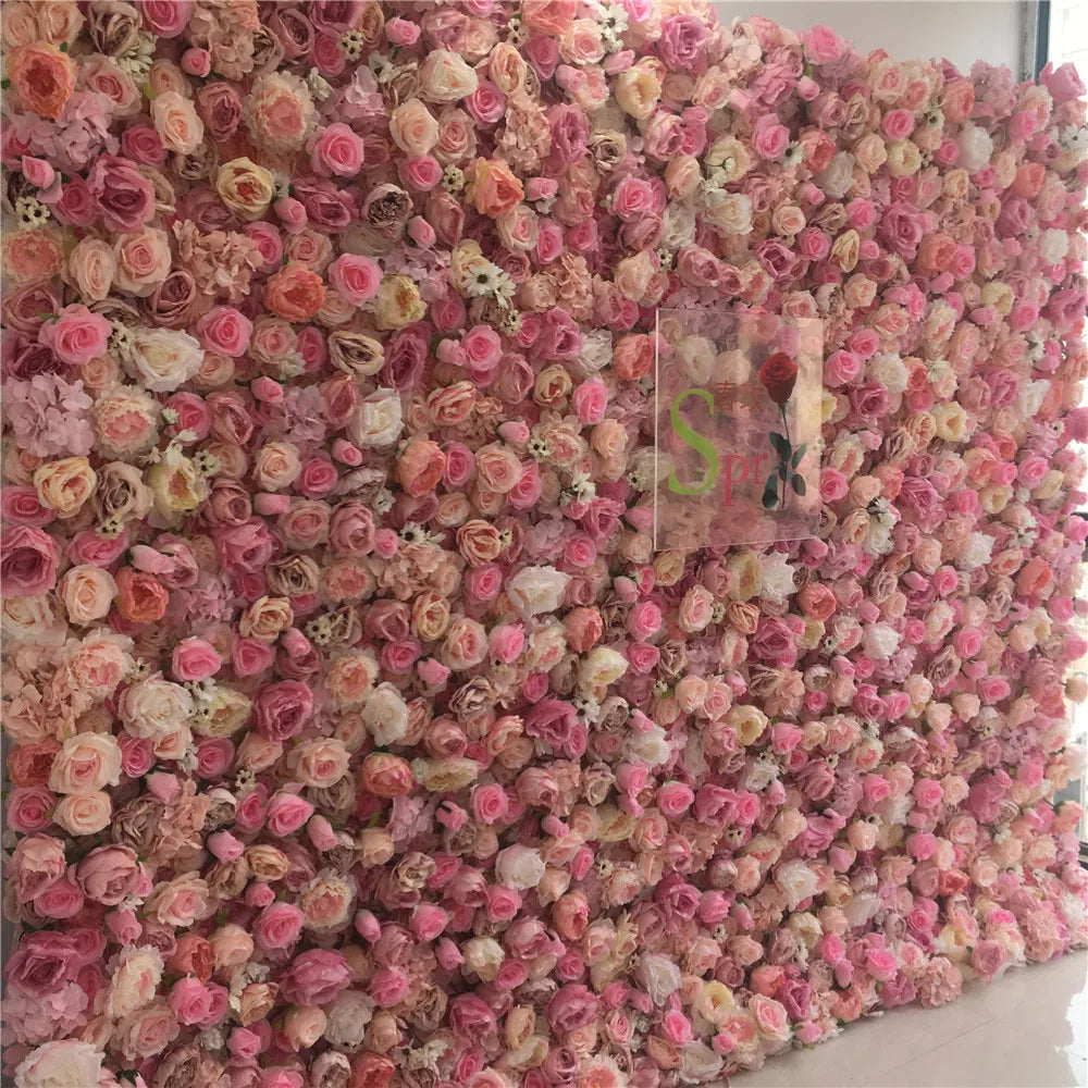 SPR Bridesmaids Bouquet High Quality Home Decor Restaurant Decoration and Wedding Ceremony Event Fabric Artificial Rose Wall