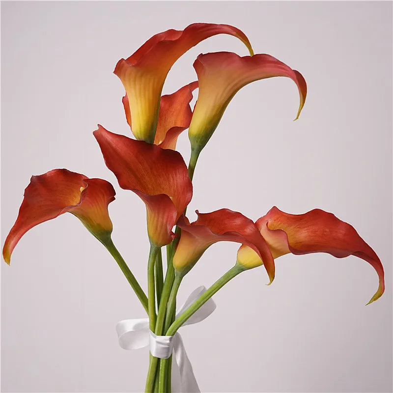 Hot Sale Real Touch Calla Lily Flower Artificial Latex Calla Lily for Wedding Home Table Event Decor