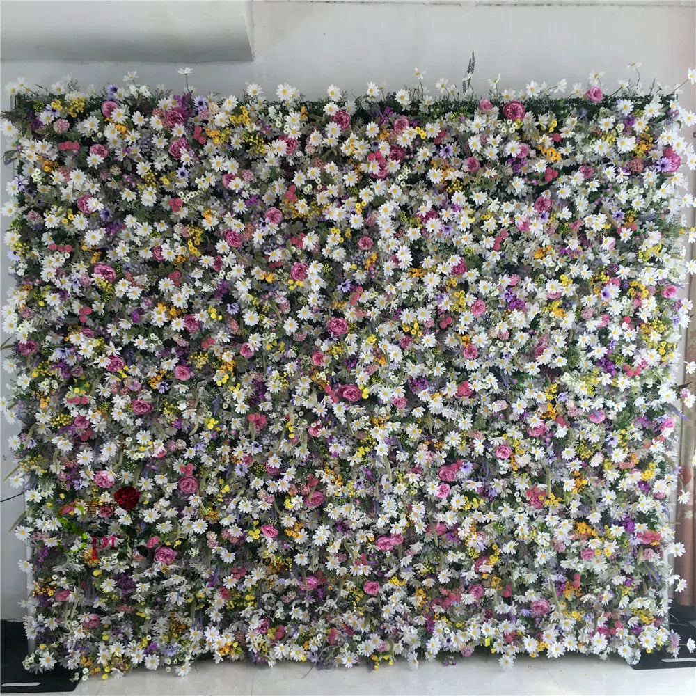 SPR Bridal Bouquet Wedding Silk Artificial Flower Roses Bohemian Wall Decoration Panel