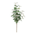 Artificial Silk Eucalyptus Branches High Simulation Greenery Stems for Home Vase Wedding Floral Arrangement Decor - Over 6 ft / Army Green