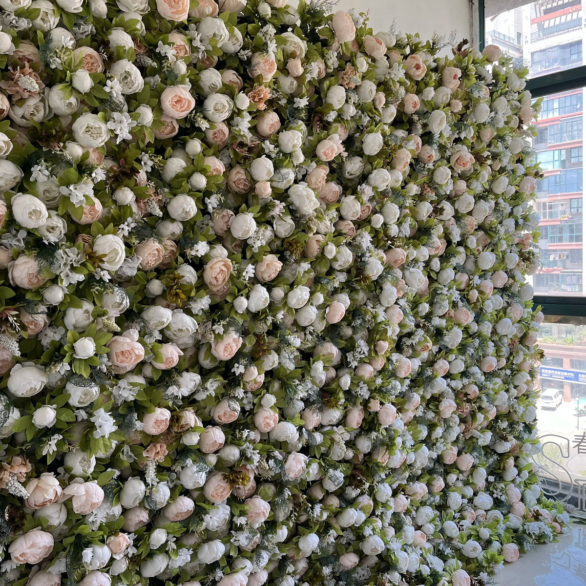 SPR 5D Silk Artificial Flowers Wedding Decoration Party Restaurant Wedding Wall Flower Decoration Grass Artificial Flower Wall
