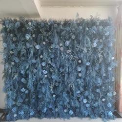 SPR Bohemian Luxury 5D Fabric Back Rose Wall Panels for Wedding Christmas & Halloween Decor-Handmade Environment-Friendly - SPR-FW211031-8