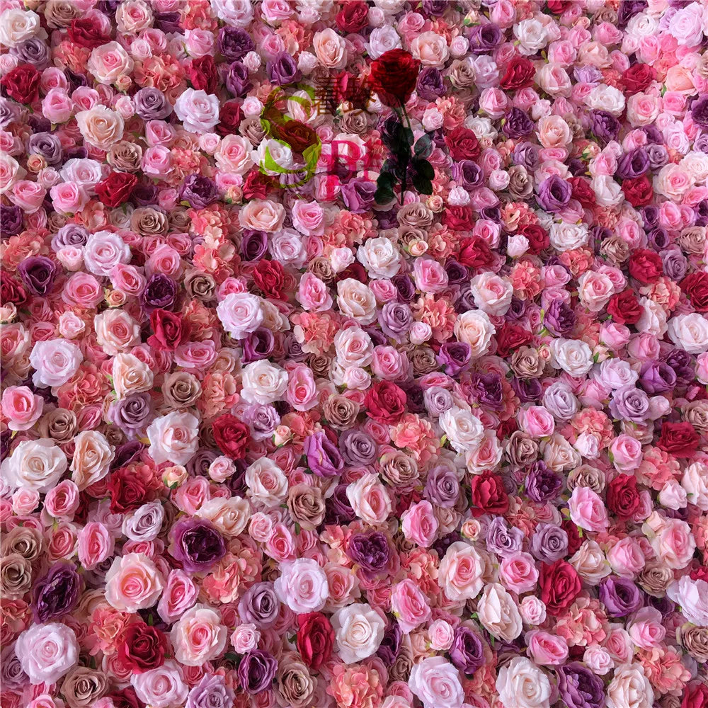 SPR Customization Size & Color Handmade Artificial Flowers Wall Panels for Home Decoration Wedding Backdrop Back to School Decor