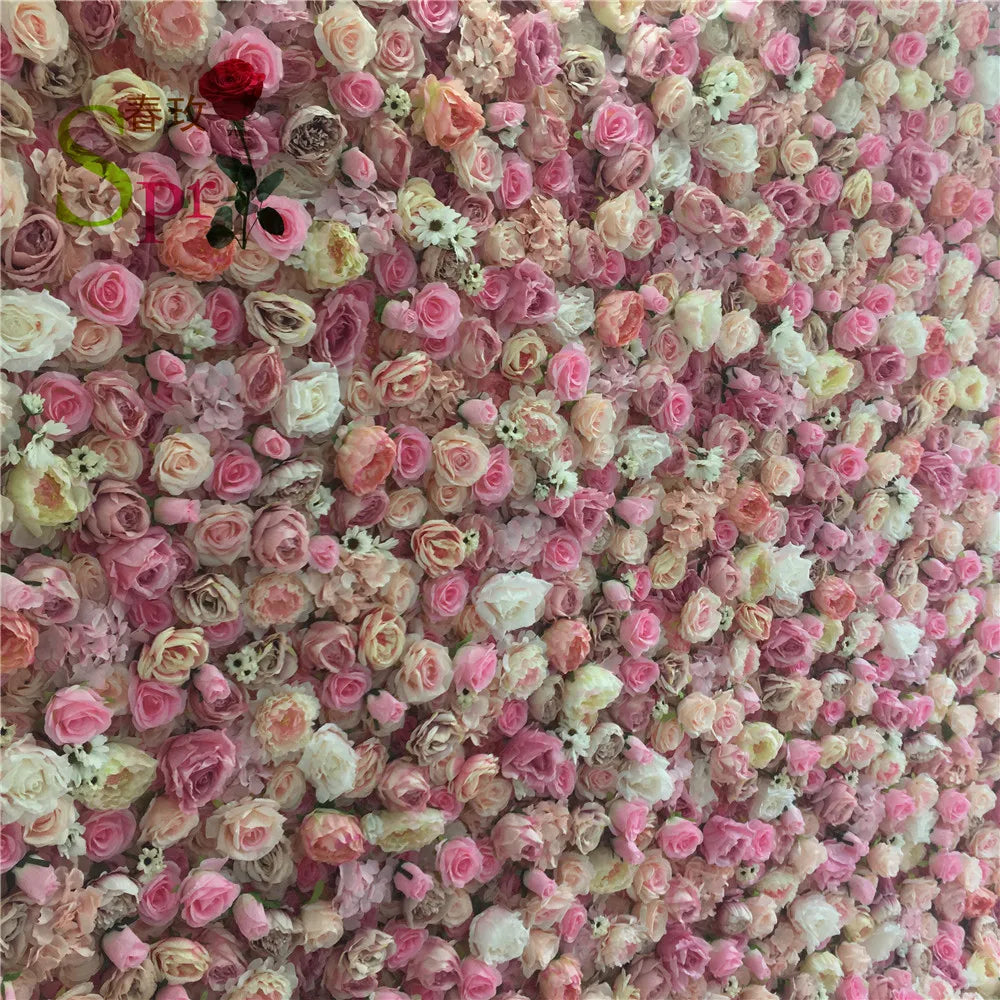 SPR Bridesmaids Bouquet High Quality Home Decor Restaurant Decoration and Wedding Ceremony Event Fabric Artificial Rose Wall