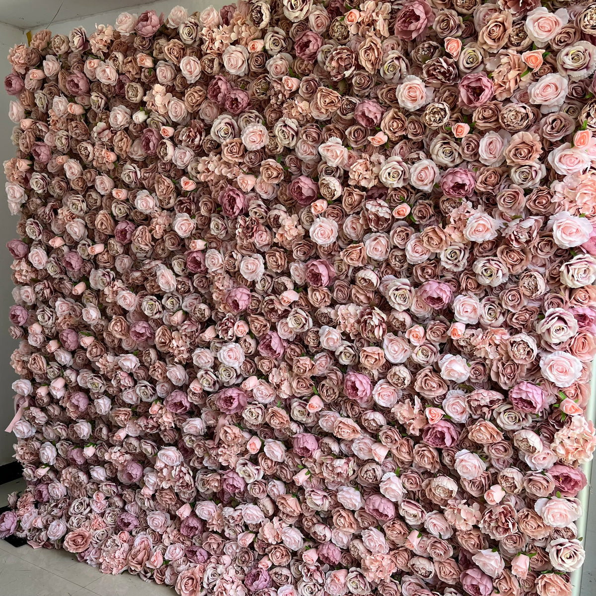 SPR Hot Sale Roll up Silk Flower Wall Wedding Decor Backdrop Customized Color & Size Panels Artificial Flower Wall Decoration