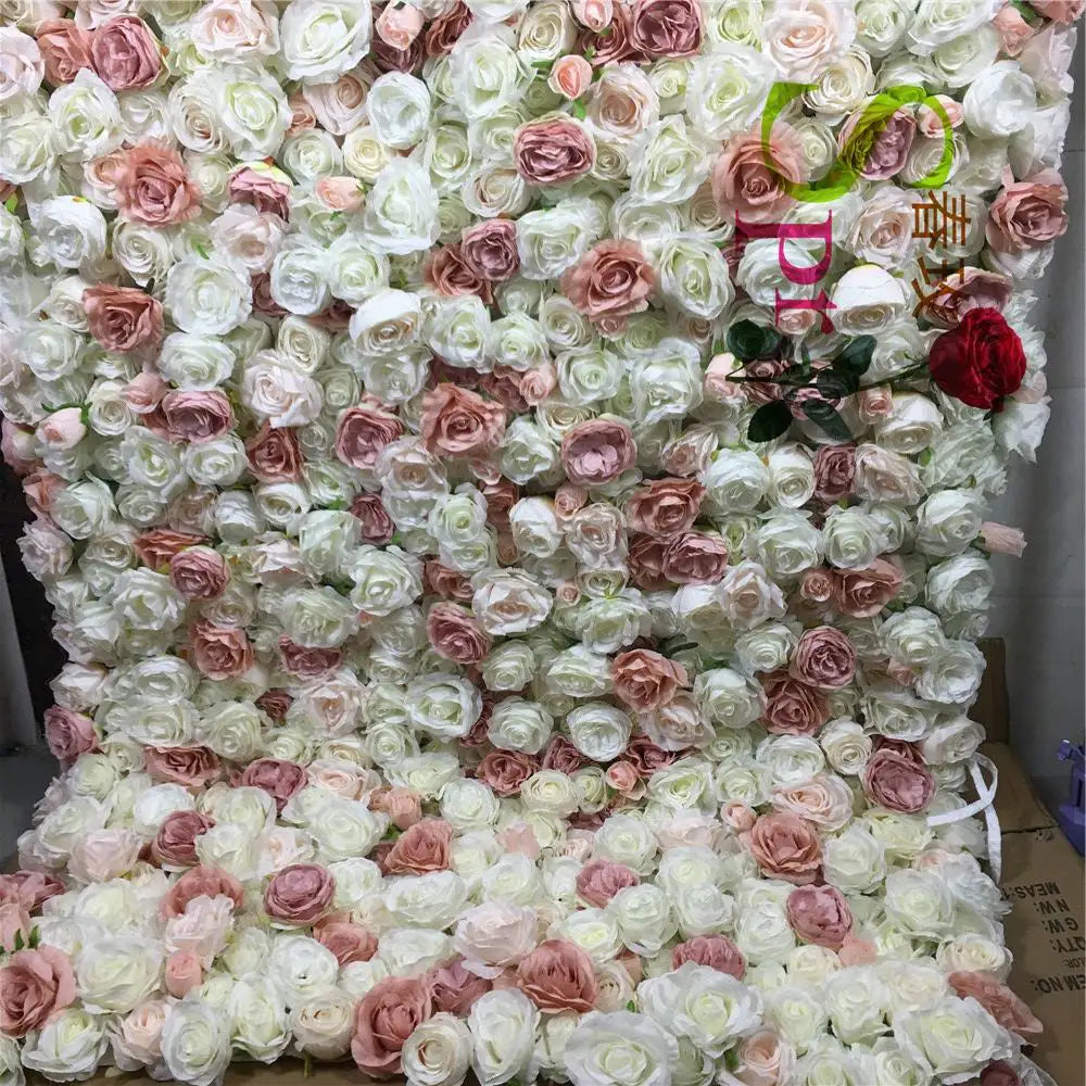 SPR Detachable Simple New Arrival Wedding Decoration Backdrop Cloth Artificial Flower Wall Wholesale