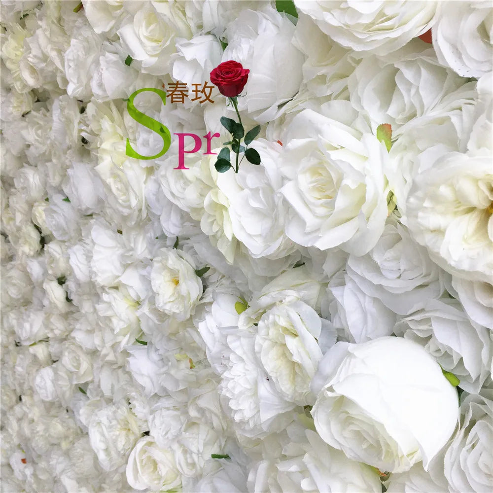 SPR Bridals Bouquet Wedding Supplies Home Floral Decoration Rose Hydrangea Silk Artificial Decorative Flower Wall Backdrop
