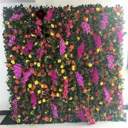 SPR Bridesmaids Bouquet High Quality Home Decor Restaurant Decoration and Wedding Ceremony Event Fabric Artificial Rose Wall - 1*1m(3.28*3.28ft) / SPR-FW211230-4