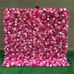 SPR 3D Design Floral Bridal Bouquet Ceiling pink Peony Rose Hydrangea Artificial Flower Decoration Wedding Backdrop - SPR-FW21529-3