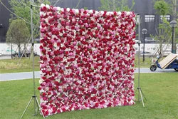 SPR Wholesale Silk Artificial Wedding Flower Wall Backdrop 8ft 8ft for Restaurant Decoration Wedding Party Events Mother's Day - SPR-XMBD018