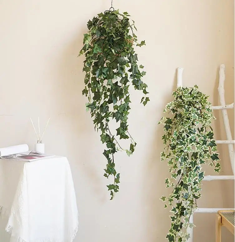 Artificial Vines Kit 71" Silk Eucalyptus Ivy Garland Natural Odorless Greenery Hanging Plant Wedding Party Decor Indoor