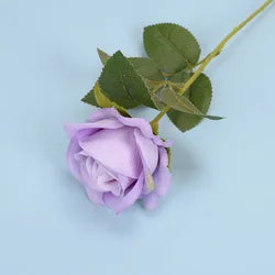 SPR High Simulation Large Artificial Roses With Long Iron Stem for DIY Floral Arrangement Wedding Home Party Decor - Large / Champagne