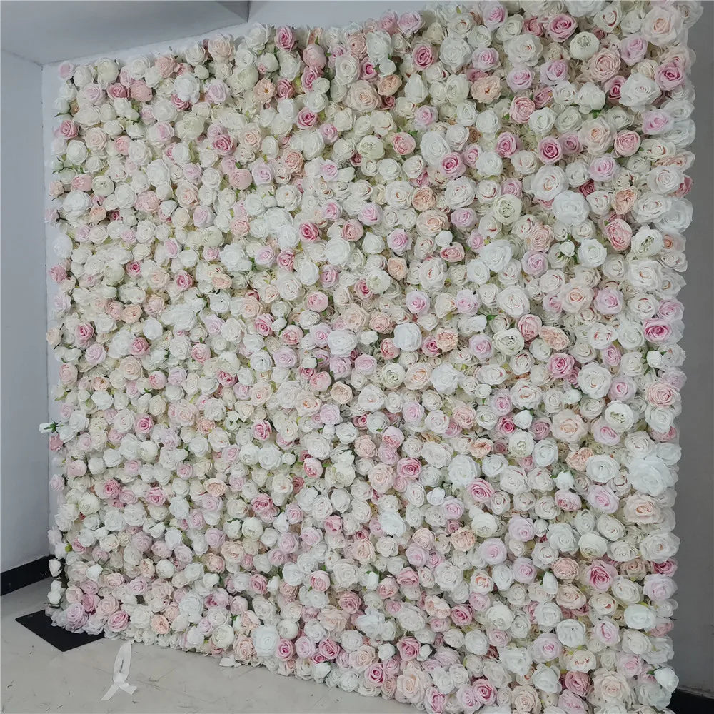 SPR Wholesale Roll Wedding Decoration Backdrop Artificial Flowers Fabric Rose Bouquet Ceiling Greenery Father's Day Halloween