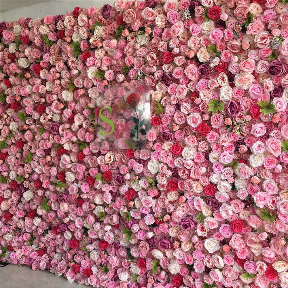 SPR Bridal Bouquet Wedding Supplies Home Floral Decoration Rose Hydrangea Silk Artificial Decorative Flower Wall Backdrop