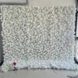 SPR Bridal Bouquet Newest Design Wedding Decoration 7D Effect Cloth Back Roll Mix Color Rose Green Plant Flower Wall - SPR-FW2441-3