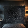 SPR Bridesmaids Bouquet Top Selling Roll up Cloth Black Silk Flower Wall for Wedding Party Birthday Baby shower Decoration Wall