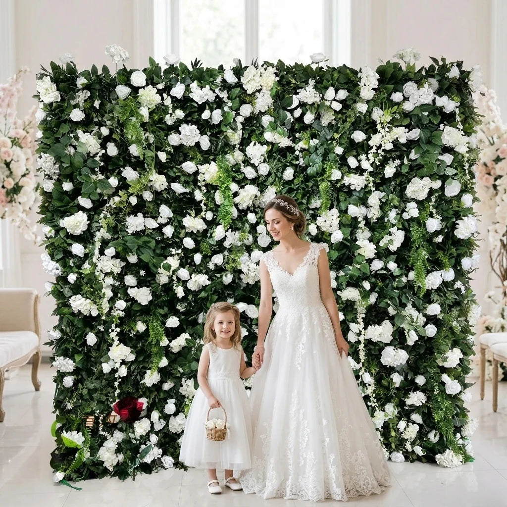 SPR Bridesmaids Bouquet Low MOQ Beautiful Wedding Party Birthday Decorative Arch Backdrop Panels Artificial Flower Wall Panel