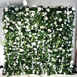 SPR Decorative Roll up Artificial Silk Rose Flower Wall Backdrop Panel for Wedding Party Birthday Hotel Decoration - SPR-FW231109-5