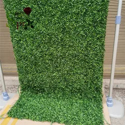 SPR Rolled Flower Wall Silk Flower Cloth Silk Structure Material Wedding Stage Backdrop Artificial Flowers Wall for Salon Wall - 1*1m(3.28*3.28ft) / SPR-GW20129-1