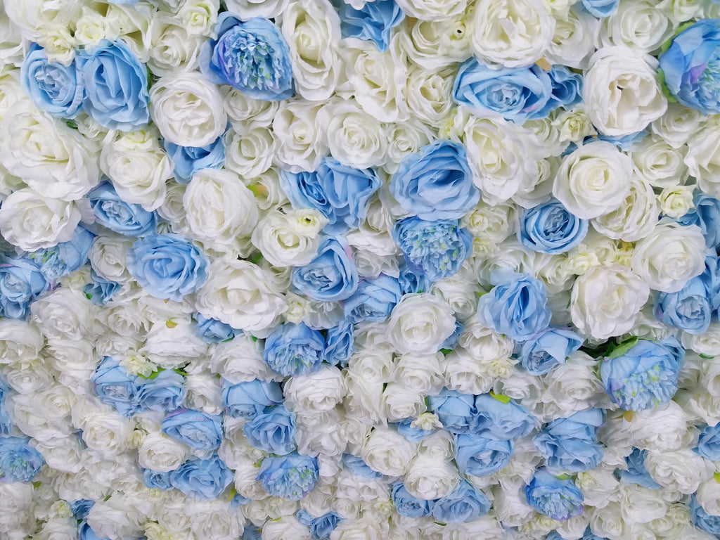 SPR Free Shipping 30pcs/set Ombre Wedding Occasion Handcrafted Silk Cloth Artificial Rose Flower Wall Backdrop Indoor/Outdoor