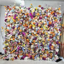 SPR Bridesmaids Bouquet Great Price Silk Rose Peony Flower Heads Decoration Artificial Wedding Party Valentine's Day Flower Wall - SPR-FW231122-6