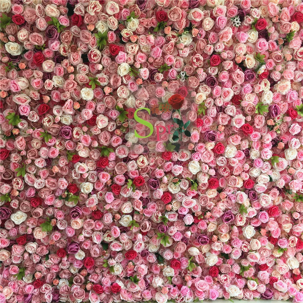 SPR Bridal Bouquet Wedding Supplies Home Floral Decoration Rose Hydrangea Silk Artificial Decorative Flower Wall Backdrop