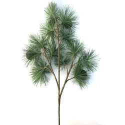 SPR Hot Selling Large Stem Artificial Pine Needle Branches Soft Plastic Realistic for Christmas New Year Halloween DecorSPR - 38cm(14.96in) / Army Green