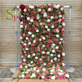 SPR Customized size Wedding Silk Rose Artificial Flower Invitations Backdrop Flower Walls Wedding Artificial Flower for Home