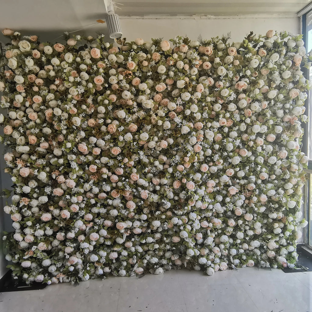 SPR 5D Silk Artificial Flowers Wedding Decoration Party Restaurant Wedding Wall Flower Decoration Grass Artificial Flower Wall