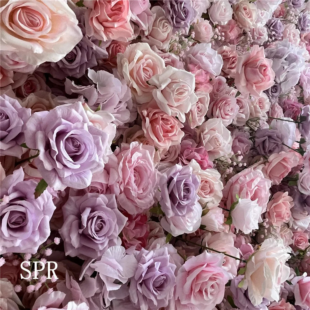 SPR Bridal Bouquet Promotional Wholesale Perfect Non-fading and Anti-aging Durable Artificial Rose Flower Wall Floral Backdrop