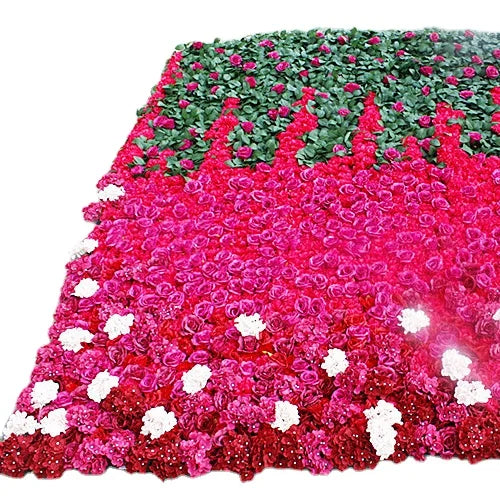 SPR Wedding Decoration Customized Artificial Rose Gradient Ombre Flower Wall Wedding Backdrop Decoration Arrangement for Stage