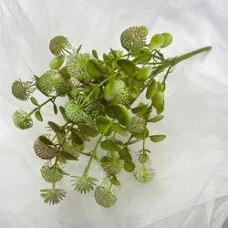 SPR Artificial Silk Leaves Faux Greenery Plant Leaf for Christmas Wedding Living Room Home Table Decoration - 36cm(14.17in) / Brown