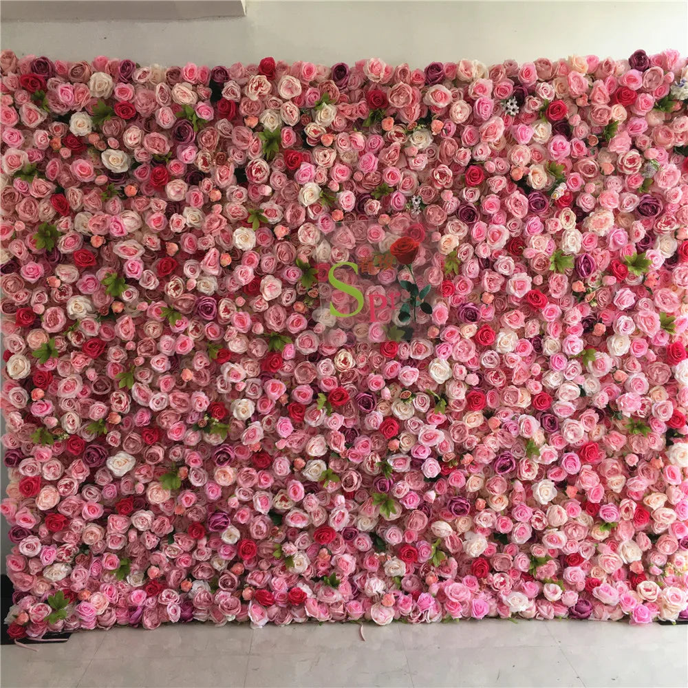 SPR Bridal Bouquet Wedding Supplies Home Floral Decoration Rose Hydrangea Silk Artificial Decorative Flower Wall Backdrop