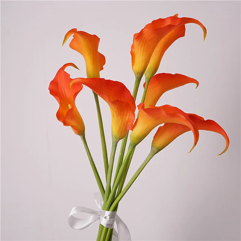Hot Sale Real Touch Calla Lily Flower Artificial Latex Calla Lily for Wedding Home Table Event Decor