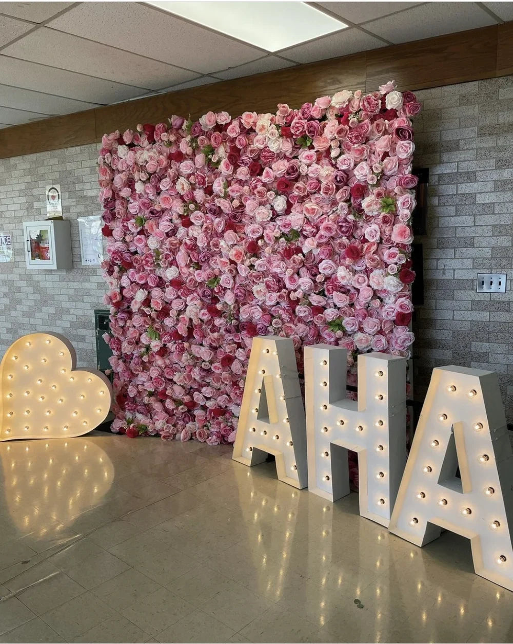 SPR Wedding Decoration Backdrop Silk  pink Rose Home Decor Blush Artificial Flower Wall