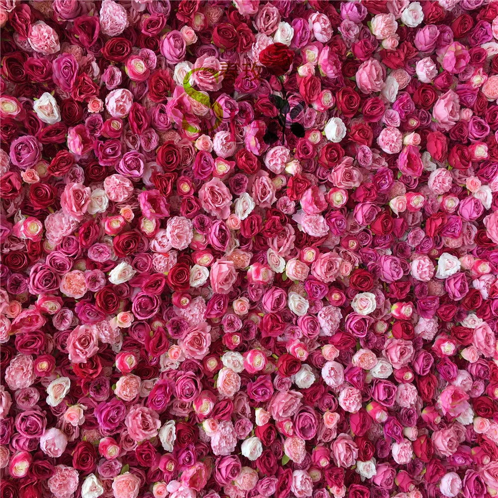 SPR Supplies New High Quality Silk Flower Table Wedding Centerpieces Decor Plant Panel Decorative Rose Wall