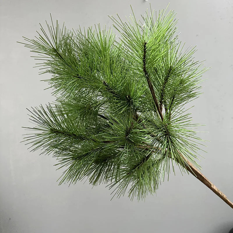SPR Hot Selling Large Stem Artificial Pine Needle Branches Soft Plastic Realistic for Christmas New Year Halloween DecorSPR