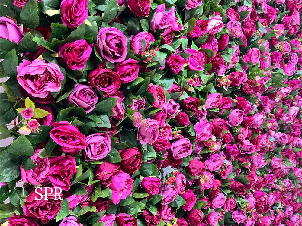 SPR Bridesmaids Bouquet Great Price Silk Rose Peony Flower Heads Decoration Artificial Wedding Party Valentine's Day Flower Wall