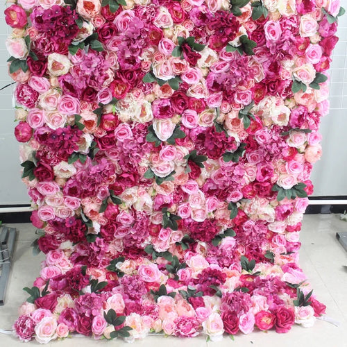 SPR 1.2*2.4m(4*8ft)/pc Roll up Cloth  Flower Wall Backdrop Wedding Occasion Decoration Event Artifical Flower Arrangement