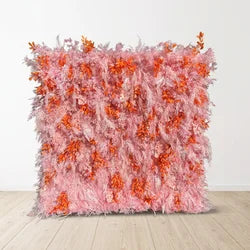 SPR New Decorative Roll up Centerpiece Flower Wall Backdrop Big Giant Artificial Silk Fabric Flower Wall for Wedding Party - SPR-FW221217-1