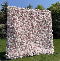 SPR 3D Design Floral Bridal Bouquet Ceiling pink Peony Rose Hydrangea Artificial Flower Decoration Wedding Backdrop - SPR-FW21919-7