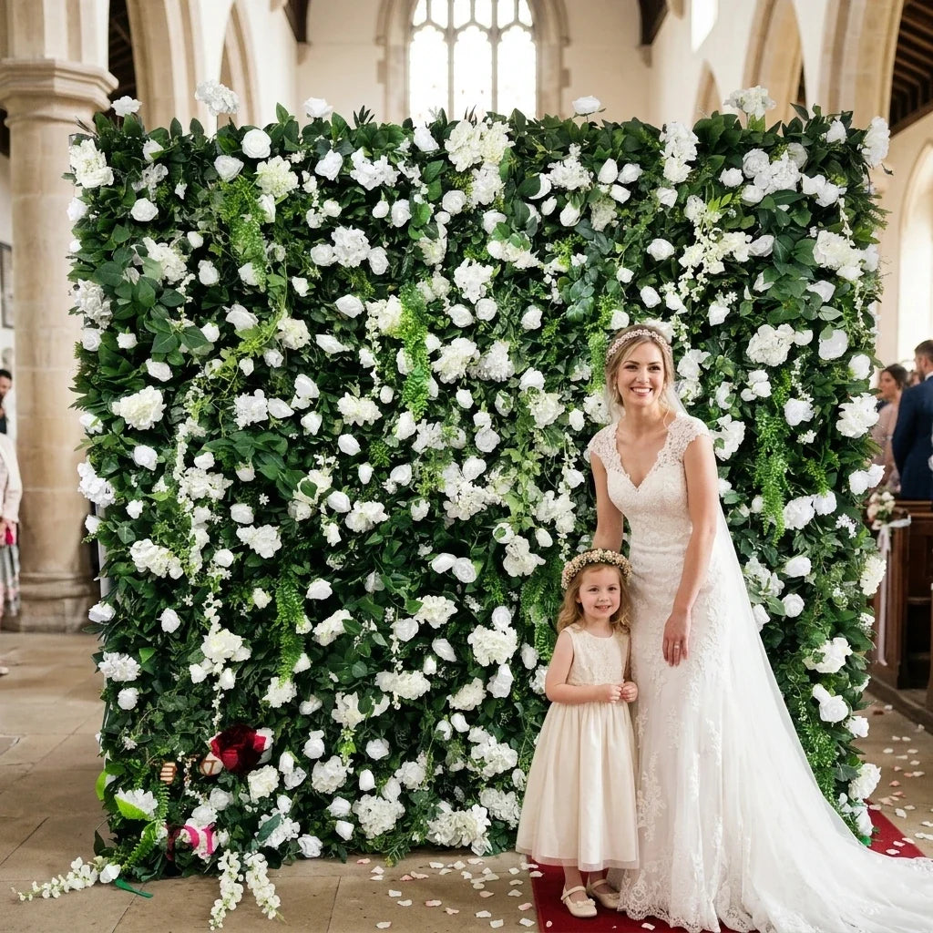 SPR Bridesmaids Bouquet Low MOQ Beautiful Wedding Party Birthday Decorative Arch Backdrop Panels Artificial Flower Wall Panel