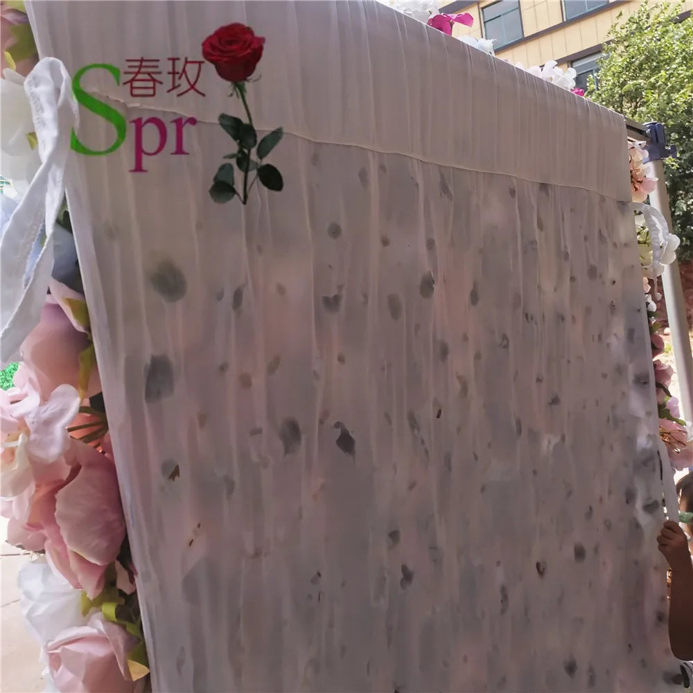 SPR Rose Wall Artificial Silk Rose 3D Flower Wall Background Party Decor Wall