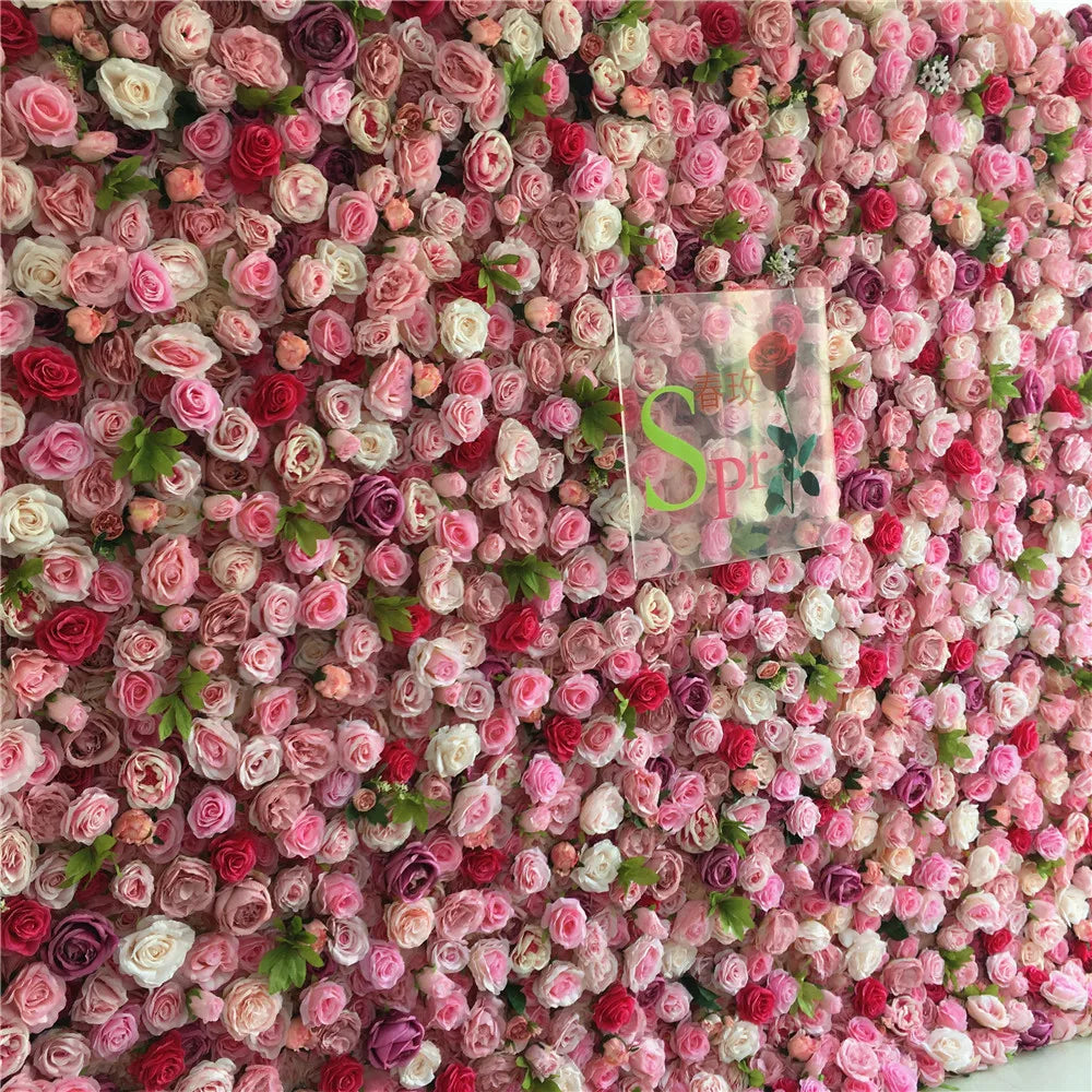 SPR Bridal Bouquet Wedding Supplies Home Floral Decoration Rose Hydrangea Silk Artificial Decorative Flower Wall Backdrop