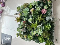 SPR Bridal Bouquet Flores Artificiais Restaurant and Wedding Ceremony Events Fabric Artificial Red Rose Decorative 3d Wall Panel - 8*8 ft / SPR-FW221217-16
