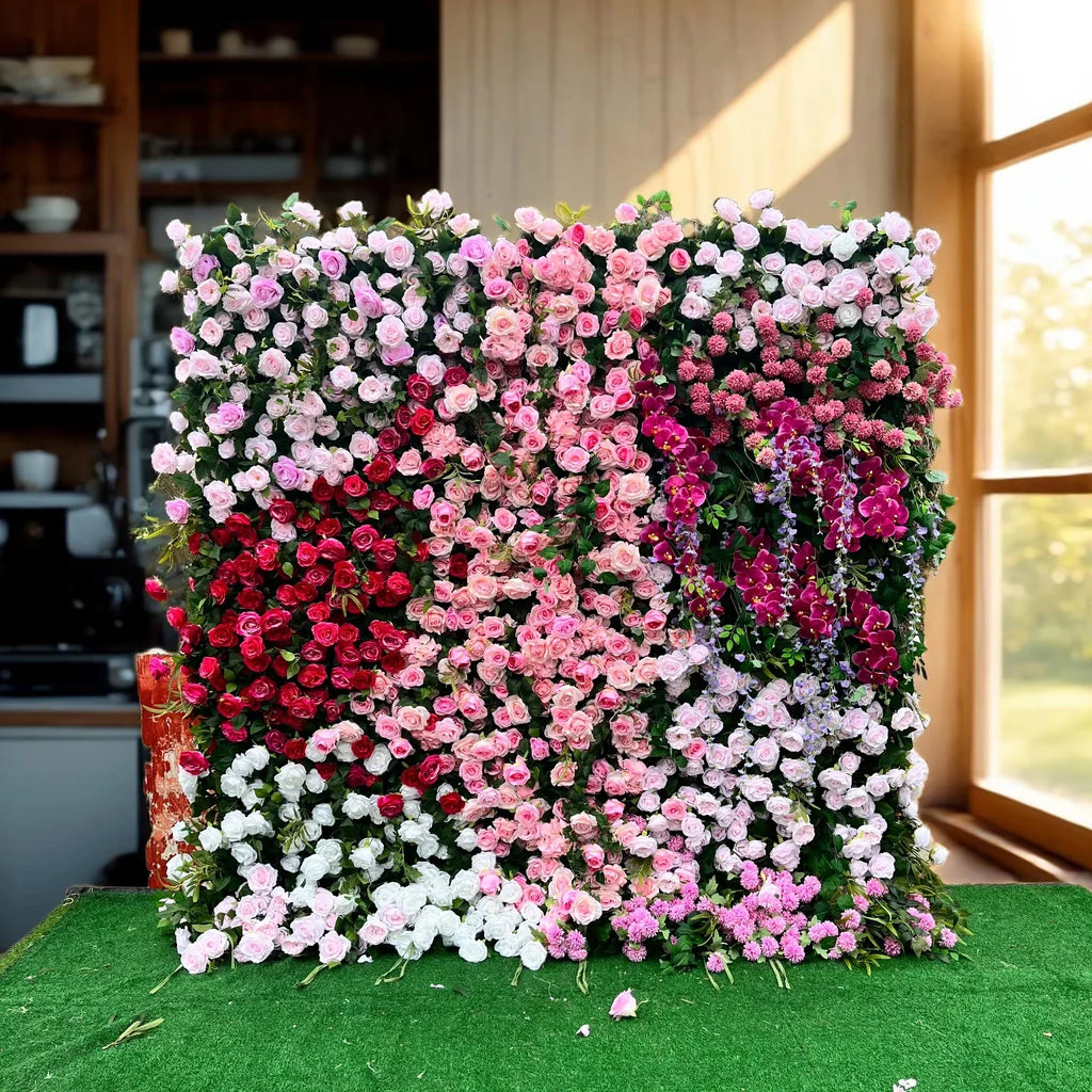 SPR  Factory Sales Christmas Fower Berries Christmas Flower Wall Flower Backdrop Events Xmas Day Baby Showing Party Home Decor