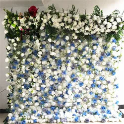 SPR Luxury Artificial 3D Rolled up Home Decoration or Wedding Party Ceiling Decorative Blush Pink Flower Wall - 1*1M(3.28*3.28ft) / SPR-FW21815-12