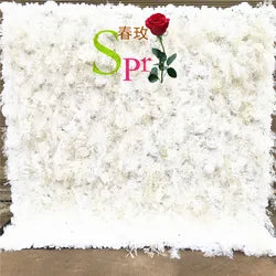 SPR Hot Selling Artificial Decorative Flower Wall Panel for Wedding Party Birthday Decor Backdrop Wall - 1*1M(3.28*3.28ft) / SPR-FW2148-2