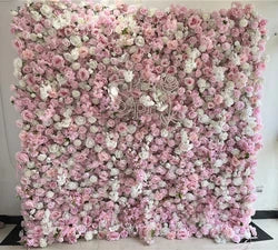 SPR Wedding 7 D Wedding Flower Wall Artificial Silk Rose Flower Wall Backdrop Decorative Artificial Flower Wall - SPR-FW22726-2